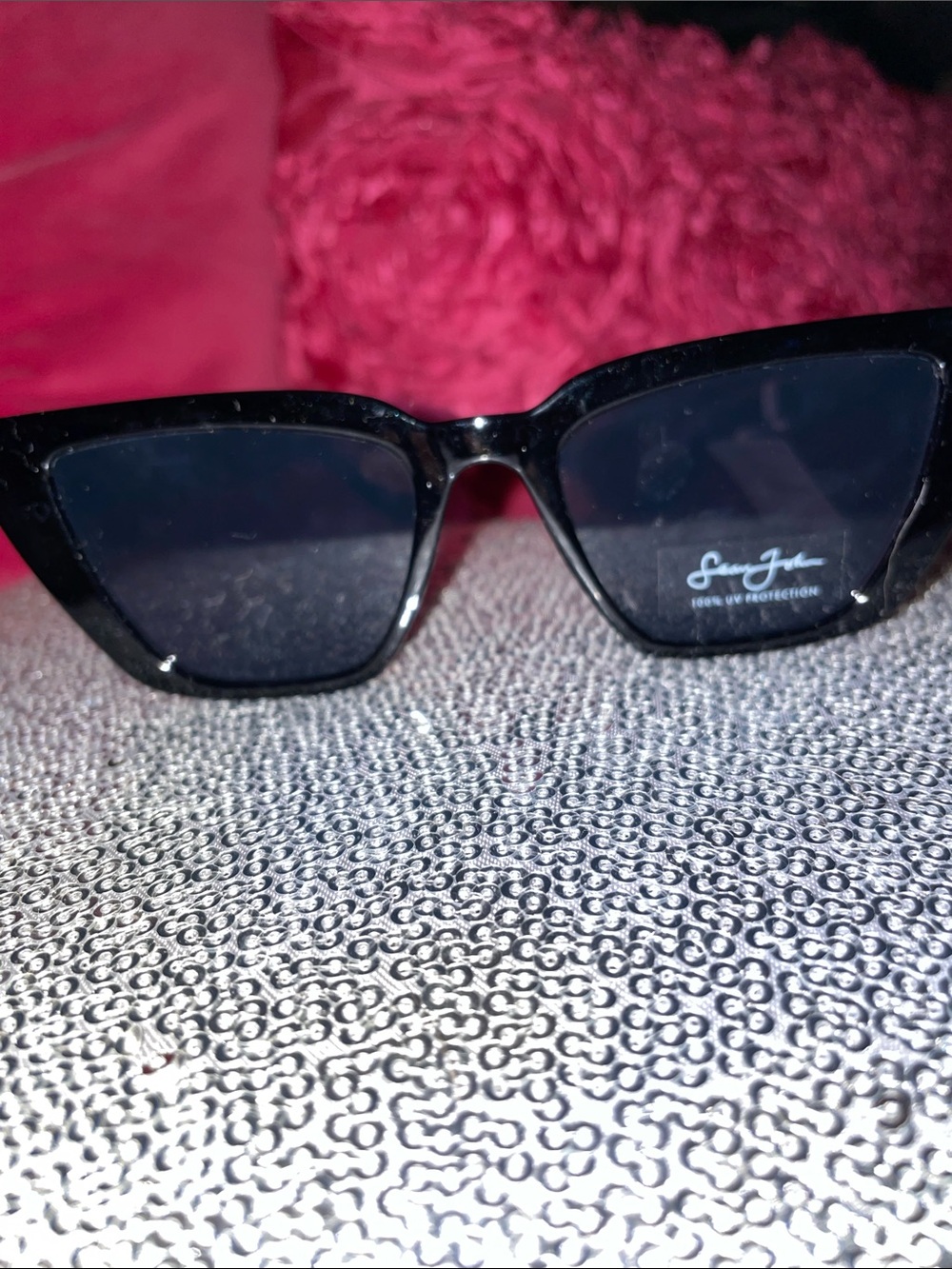 Sean John Black Cat-Eye Sunglasses